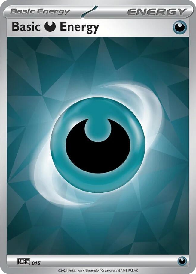 0015 Basic Darkness Energy - 015 Common Scarlet & Violet Energies
