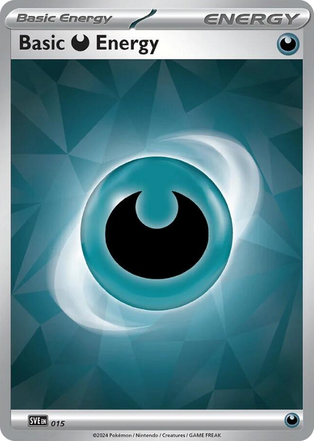 0015 Basic Darkness Energy - 015 Common Scarlet & Violet Energies