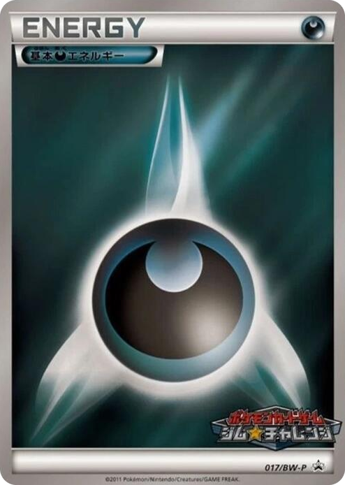 0017 Basic Darkness Energy - 017/BW-P None BW-P Promotional cards
