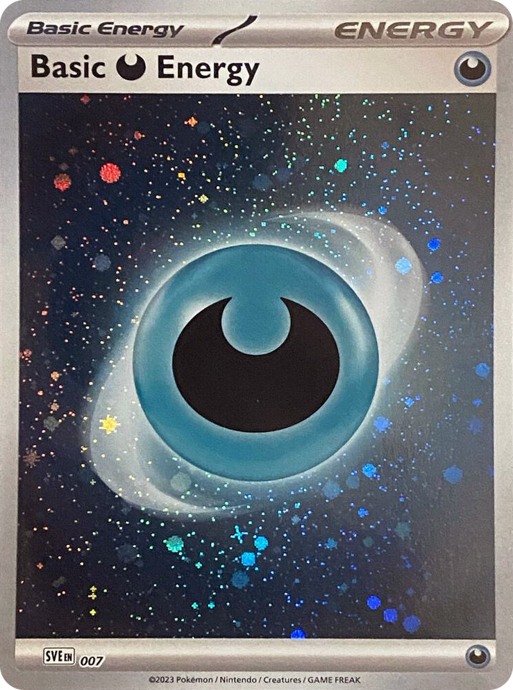 0007 Basic Darkness Energy (Cosmos Holo) Common Scarlet & Violet Energies