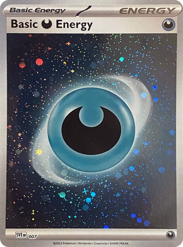 0007 Basic Darkness Energy (Cosmos Holo) Common Scarlet & Violet Energies