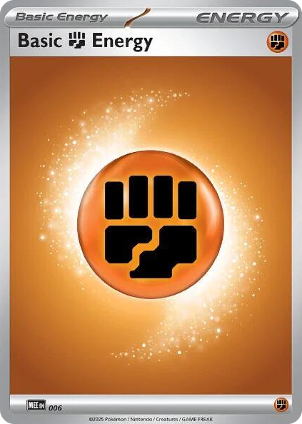 0006 Basic Fighting Energy - 006 Common Mega Evolution Energies