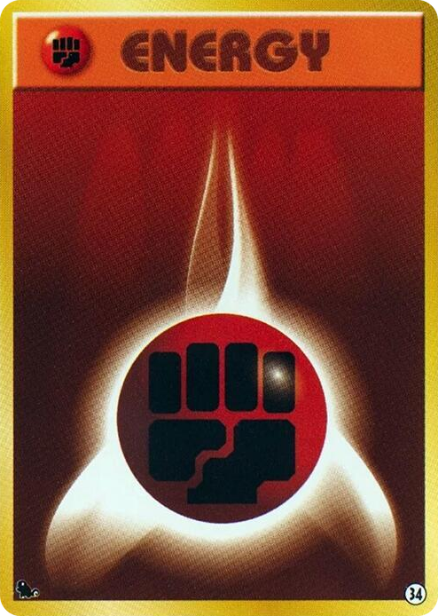 0034 Basic Fighting Energy - 34 None Intro Pack (Squirtle)