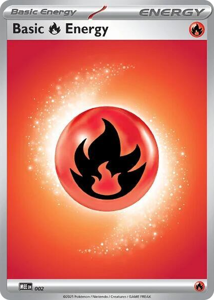 0002 Basic Fire Energy - 002 Common Mega Evolution Energies