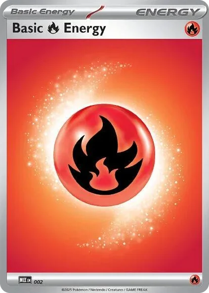 0002 Basic Fire Energy - 002 Common Mega Evolution Energies