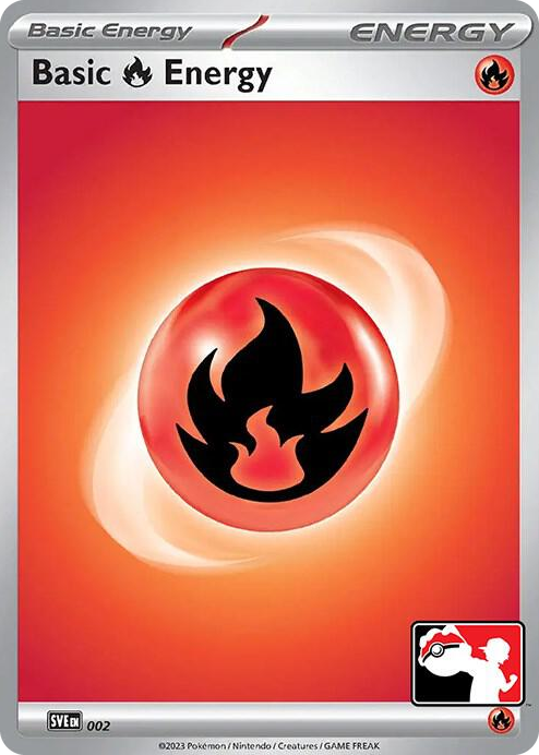 0002 Basic Fire Energy - 002 Common Prize Pack Series Cards