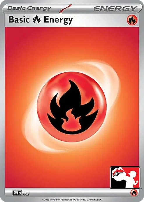 0002 Basic Fire Energy - 002 Common Prize Pack Series Cards