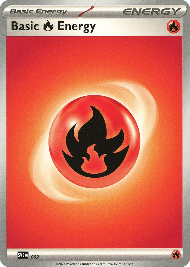 0002 Basic Fire Energy - 002 Common Scarlet & Violet Energies