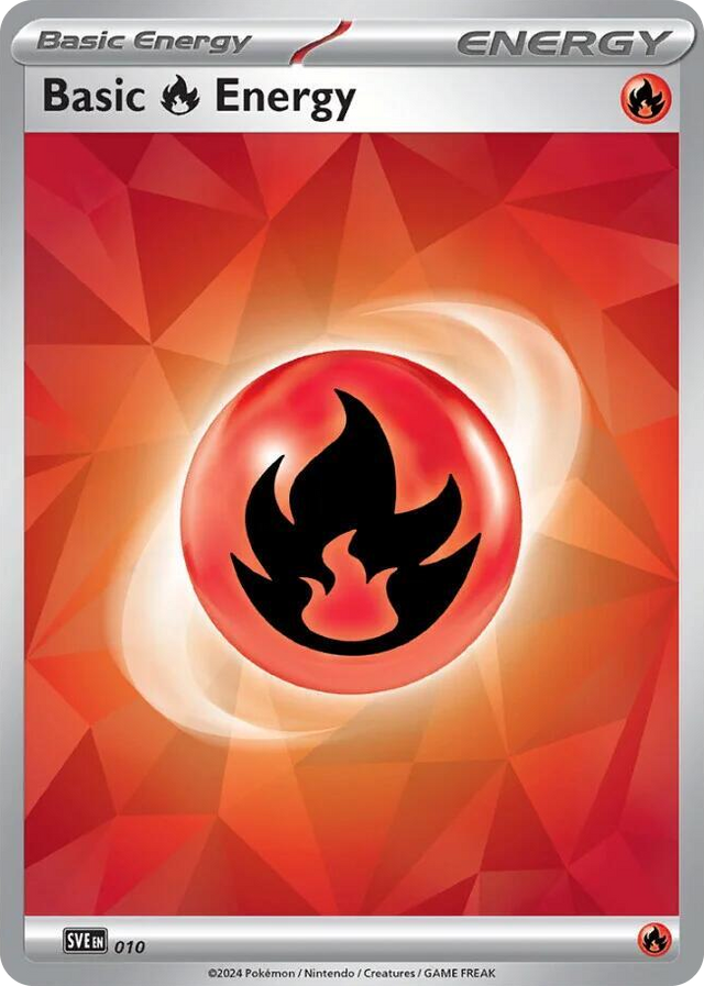 0010 Basic Fire Energy - 010 Common Scarlet & Violet Energies