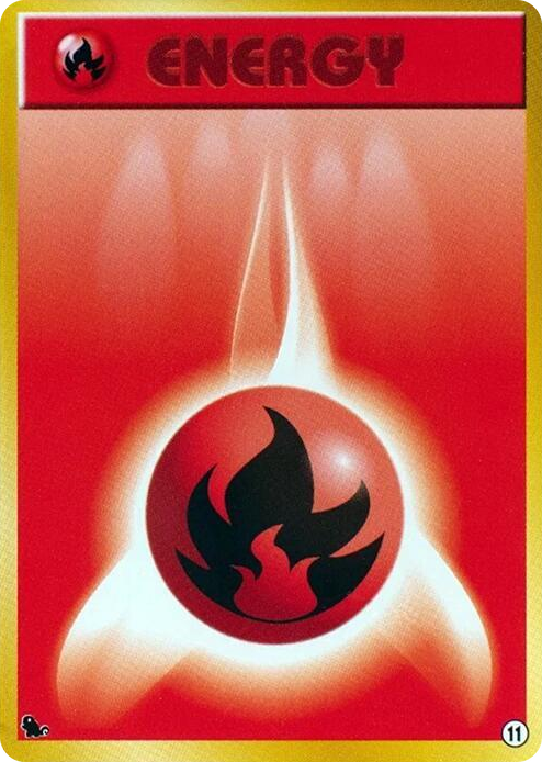0011 Basic Fire Energy - 11 None Intro Pack (Squirtle)