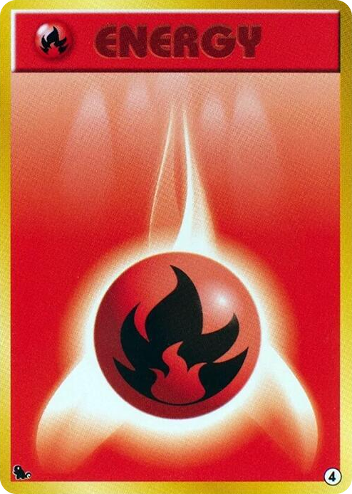 0004 Basic Fire Energy - 4 None Intro Pack (Squirtle)