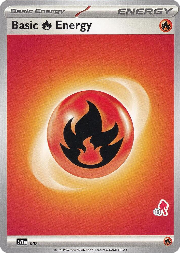 0002 Basic Fire Energy - Armarouge 16 Unconfirmed Battle Academy 2024