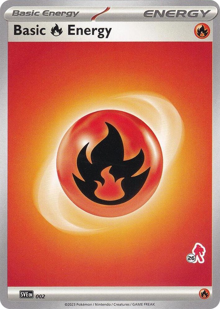 0002 Basic Fire Energy - Armarouge 26 Unconfirmed Battle Academy 2024