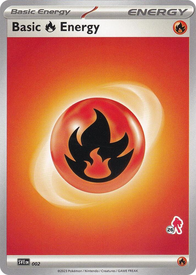 0002 Basic Fire Energy - Armarouge 26 Unconfirmed Battle Academy 2024