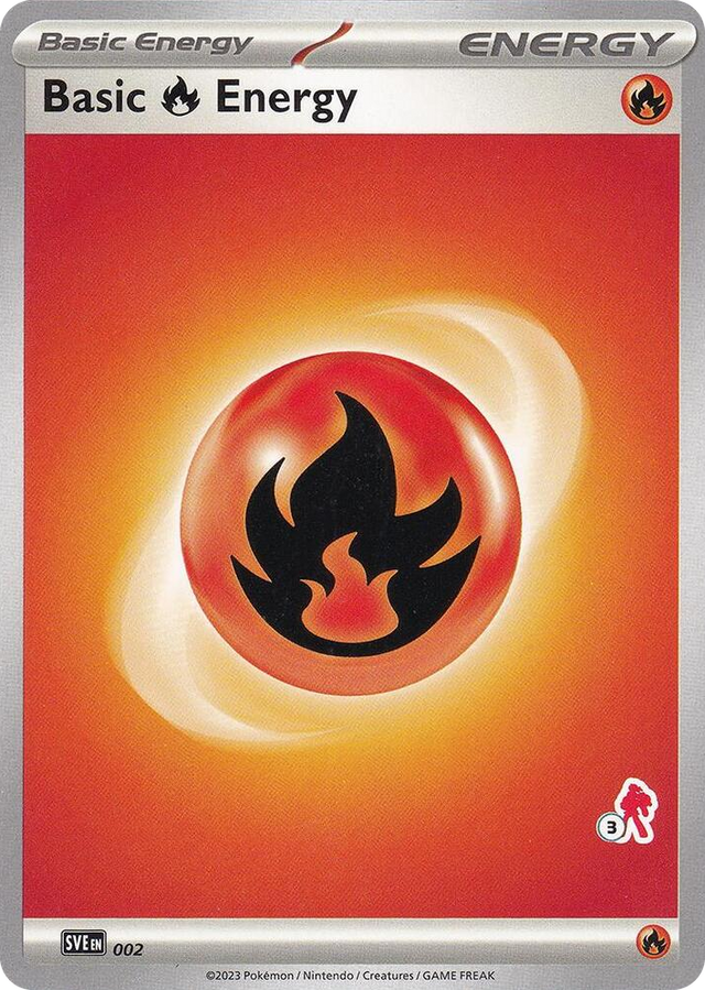 0002 Basic Fire Energy - Armarouge 3 Unconfirmed Battle Academy 2024