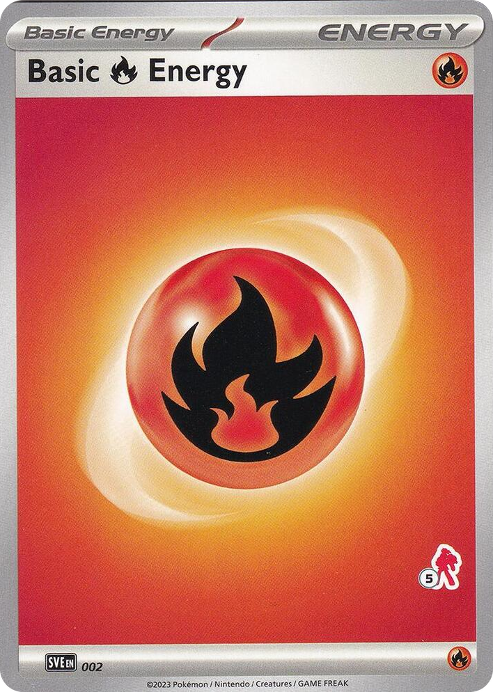0002 Basic Fire Energy - Armarouge 5 Unconfirmed Battle Academy 2024