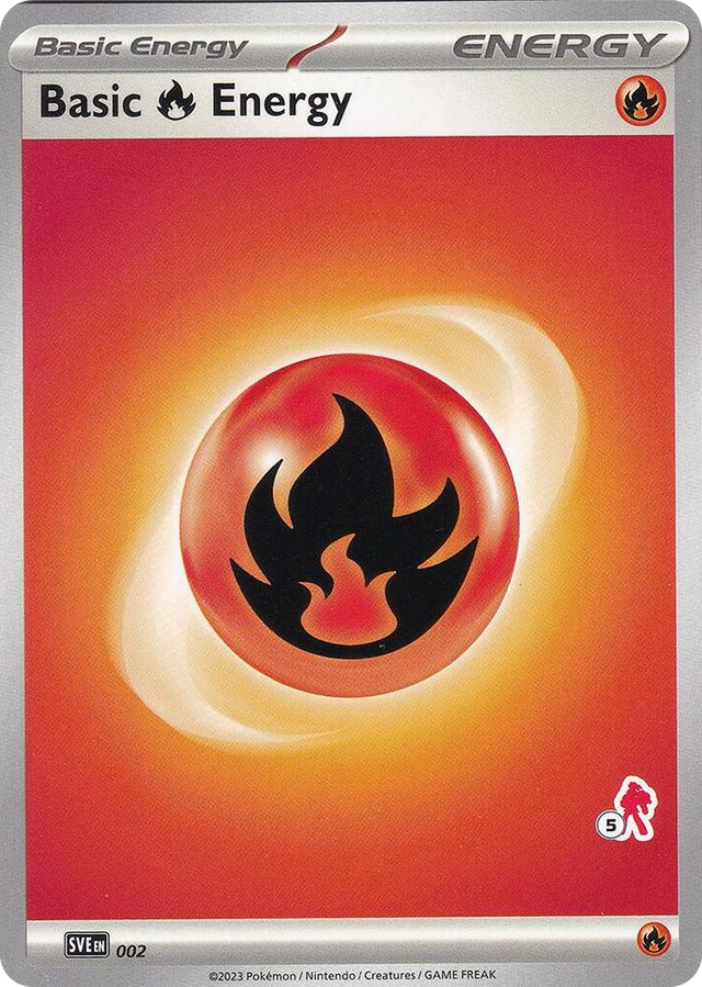 0002 Basic Fire Energy - Armarouge 5 Unconfirmed Battle Academy 2024