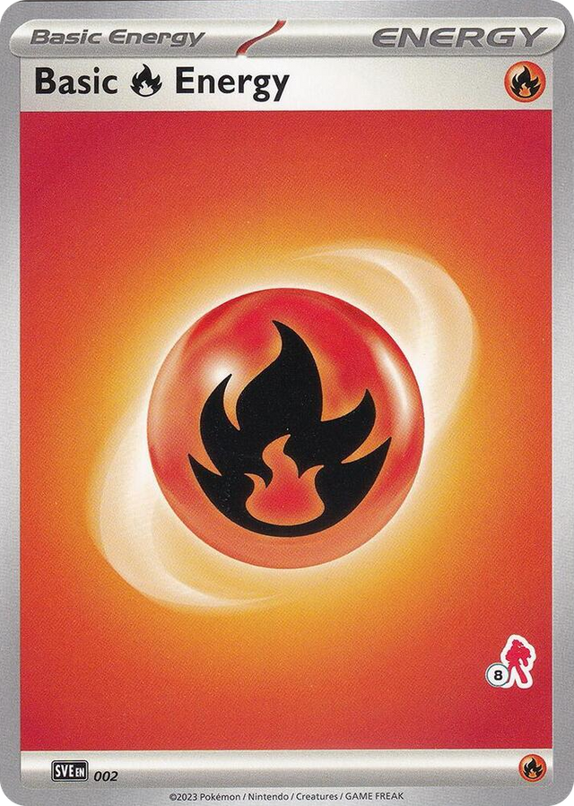 0002 Basic Fire Energy - Armarouge 8 Unconfirmed Battle Academy 2024
