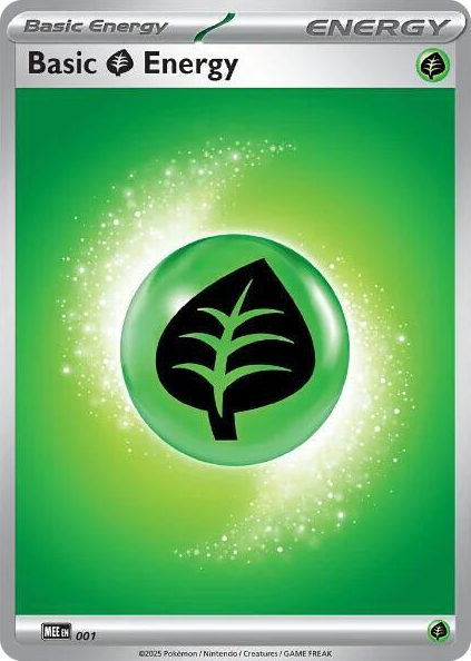 0001 Basic Grass Energy - 001 Common Mega Evolution Energies
