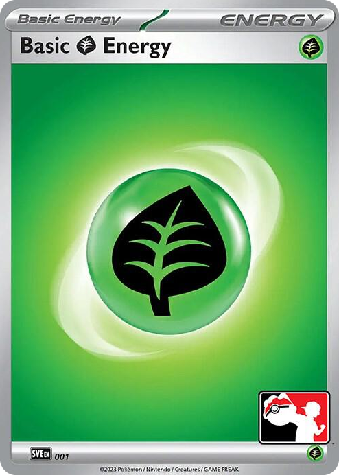 0001 Basic Grass Energy - 001 Common Prize Pack Series Cards