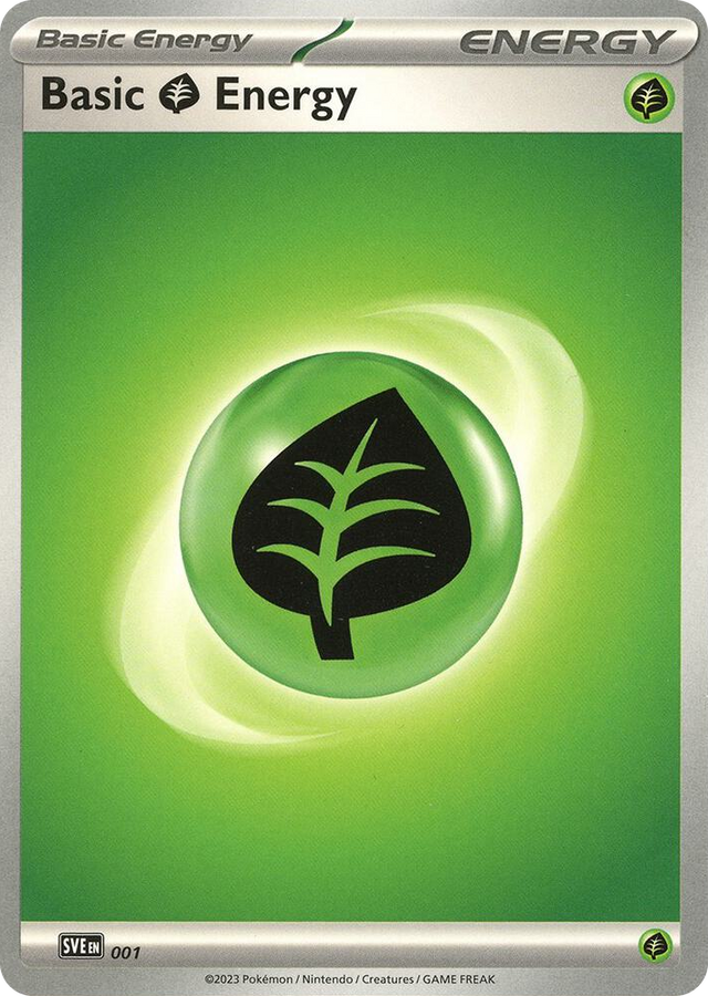 0001 Basic Grass Energy - 001 Common Scarlet & Violet Energies
