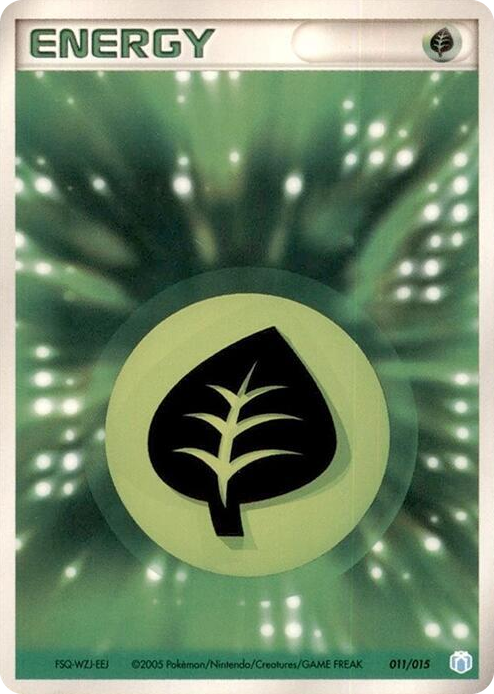 0011 Basic Grass Energy None Gift Box Mew - Lucario (Crawdaunt Quarter Deck)