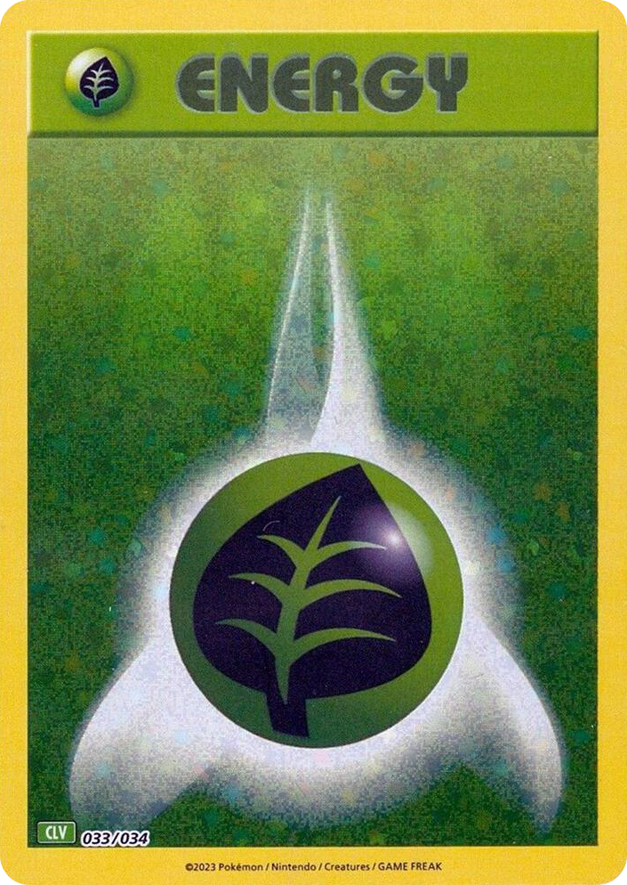 0033 Basic Grass Energy Classic Collection Trading Card Game Classic