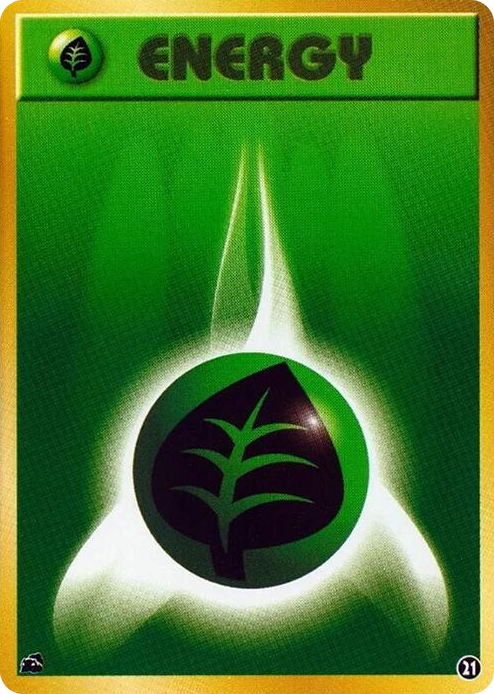 0021 Basic Grass Energy - 21 None Intro Pack (Bulbasaur)