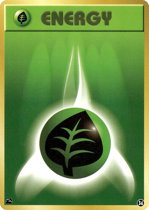 0034 Basic Grass Energy - 34 None Intro Pack (Bulbasaur)
