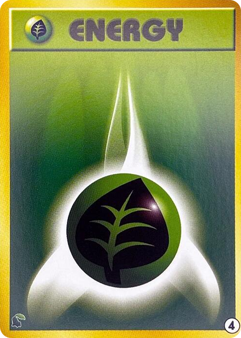 0004 Basic Grass Energy - 4 None Intro Pack Neo (Chikorita)