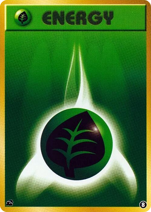 0008 Basic Grass Energy - 8 None Intro Pack (Bulbasaur)