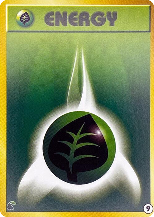 0009 Basic Grass Energy - 9 None Intro Pack Neo (Chikorita)