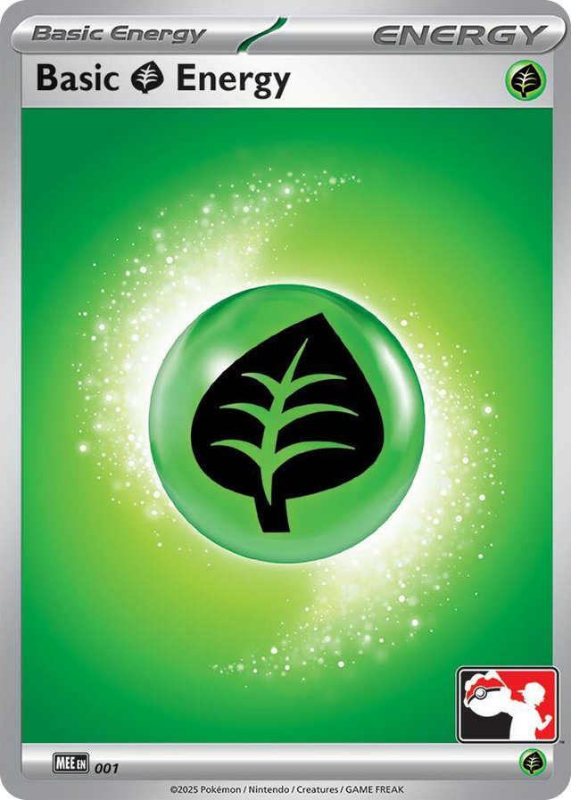 0001 Basic Grass Energy - MEE 001 Common Prize Pack Series Cards