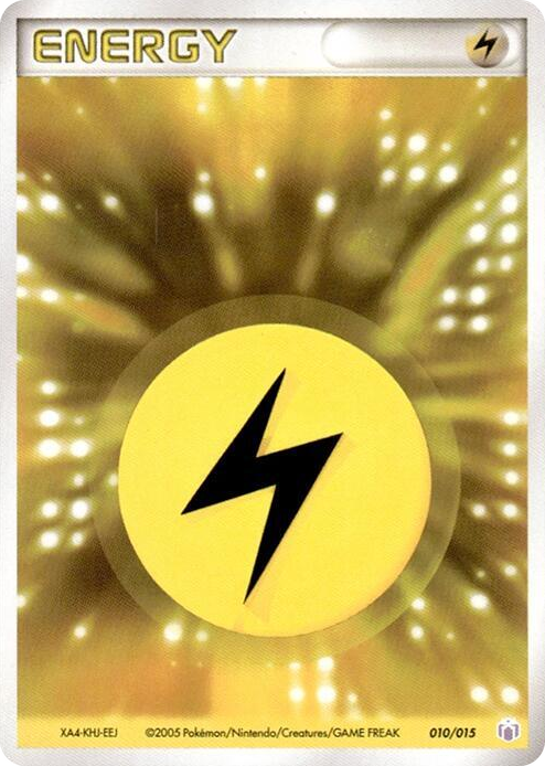 0010 Basic Lightning Energy None Gift Box Mew - Lucario (Mew Quarter Deck)