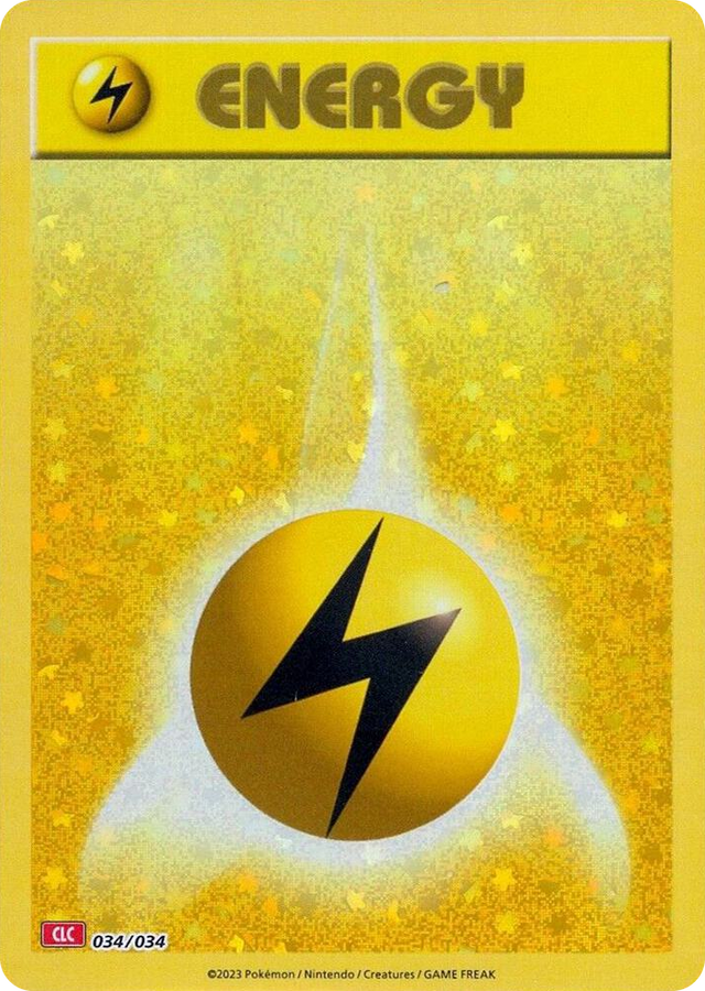 0034 Basic Lightning Energy Classic Collection Trading Card Game Classic