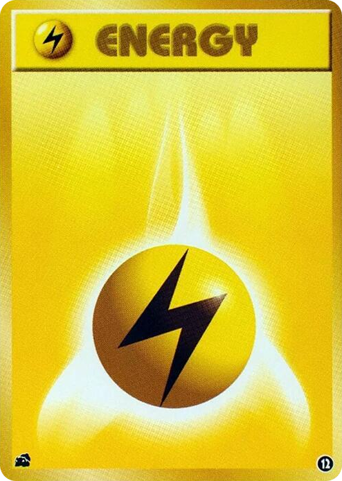 0012 Basic Lightning Energy - 12 None Intro Pack (Bulbasaur)