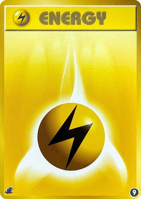 0009 Basic Lightning Energy - 9 Common Intro Pack Neo (Totodile)