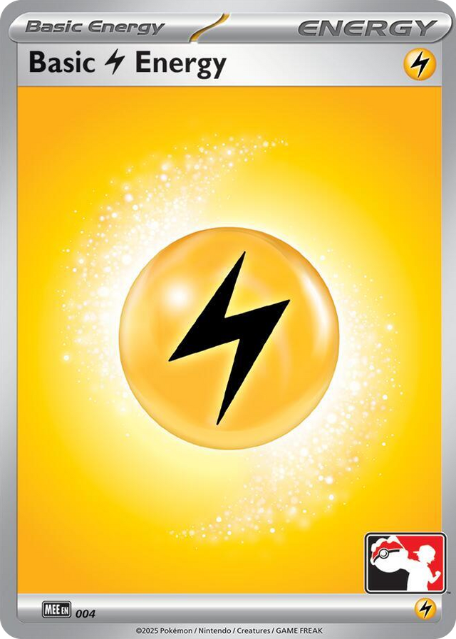 0004 Basic Lightning Energy - MEE 004 Common Prize Pack Series Cards