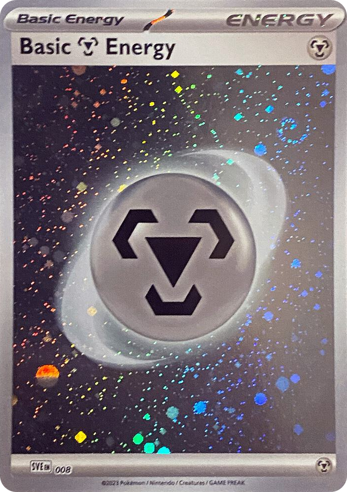 0008 Basic Metal Energy (Cosmos Holo) Common Scarlet & Violet Energies