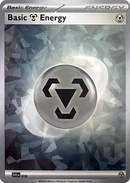 0016 Basic Metal Energy (Cracked Ice Holo) Common Scarlet & Violet Energies