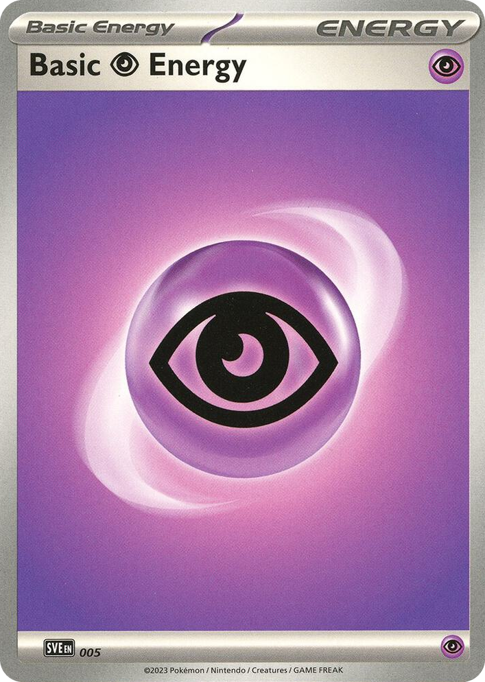 0005 Basic Psychic Energy - 005 Common Scarlet & Violet Energies