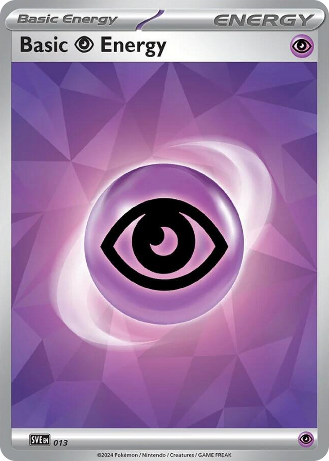0013 Basic Psychic Energy - 013 Common Scarlet & Violet Energies