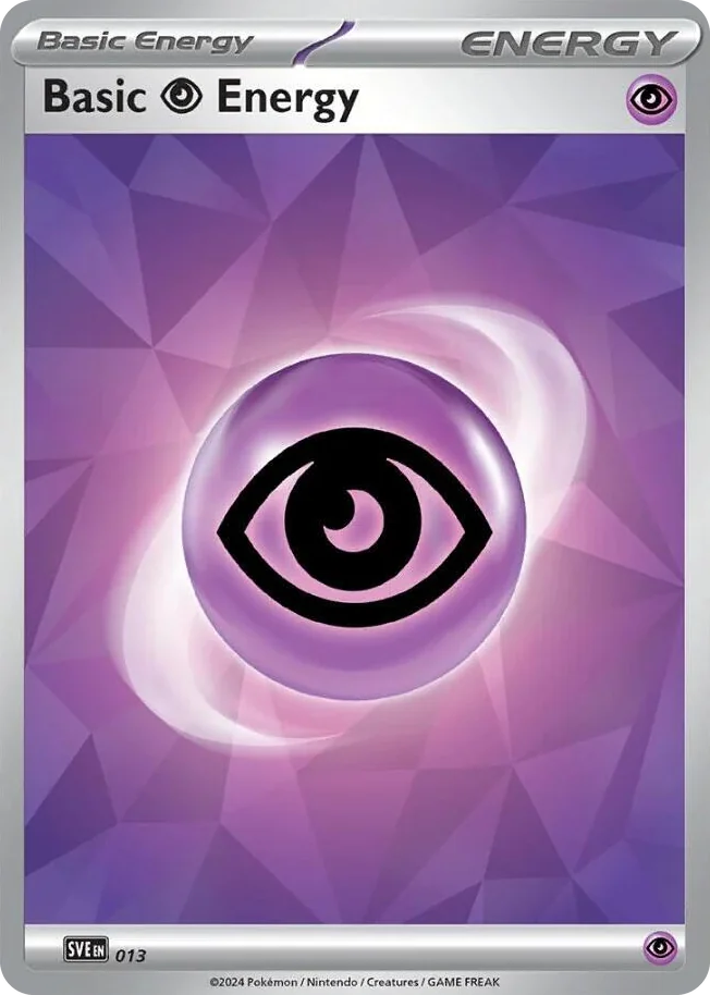 0013 Basic Psychic Energy - 013 Common Scarlet & Violet Energies
