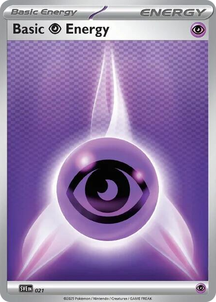 0021 Basic Psychic Energy - 021 Common Scarlet & Violet Energies