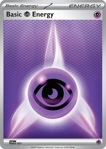 0021 Basic Psychic Energy - 021 Common Scarlet & Violet Energies