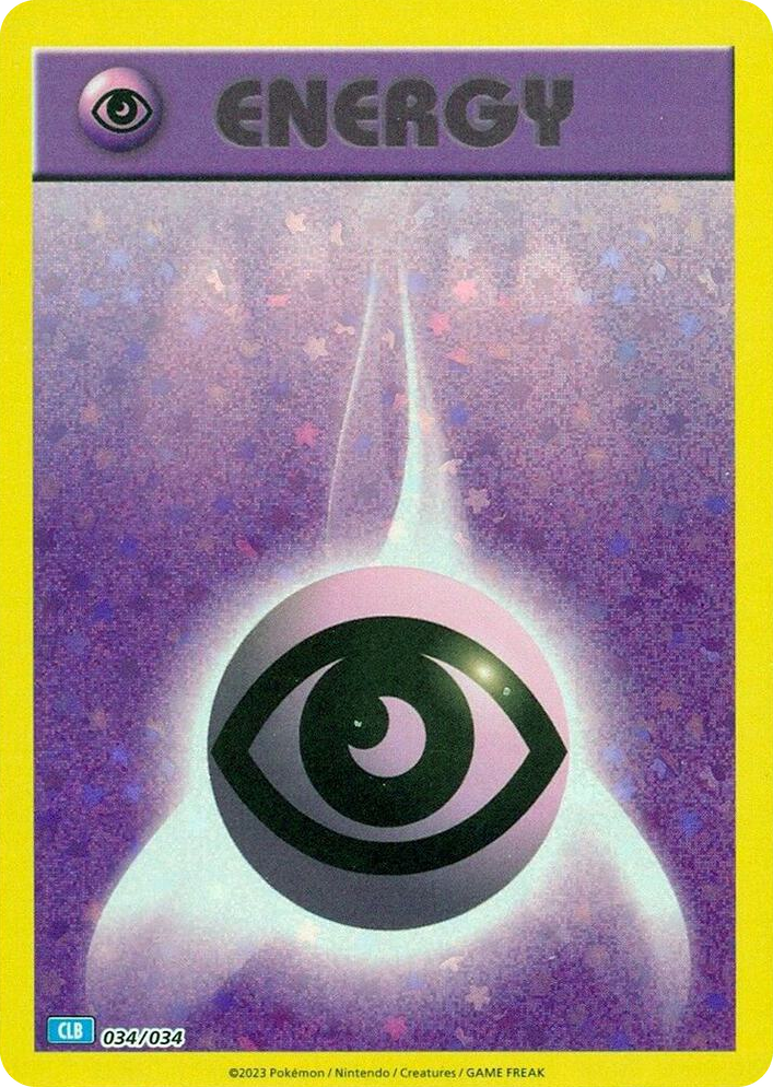 0034 Basic Psychic Energy Classic Collection Trading Card Game Classic