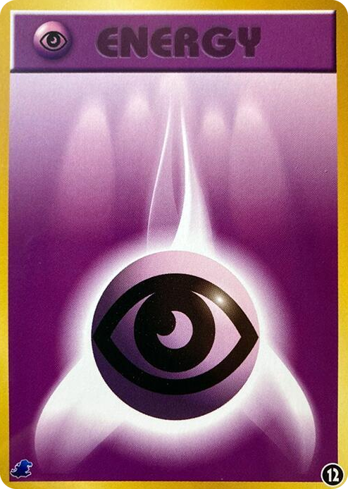 0012 Basic Psychic Energy - 12 Common Intro Pack Neo (Totodile)