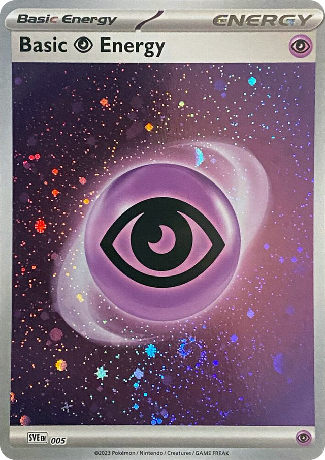 0005 Basic Psychic Energy (Cosmos Holo) Common Scarlet & Violet Energies