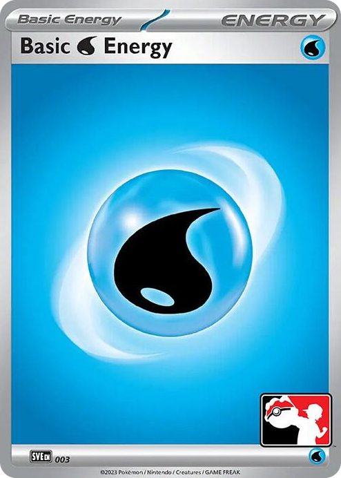 0003 Basic Water Energy - 003 Common Prize Pack Series Cards