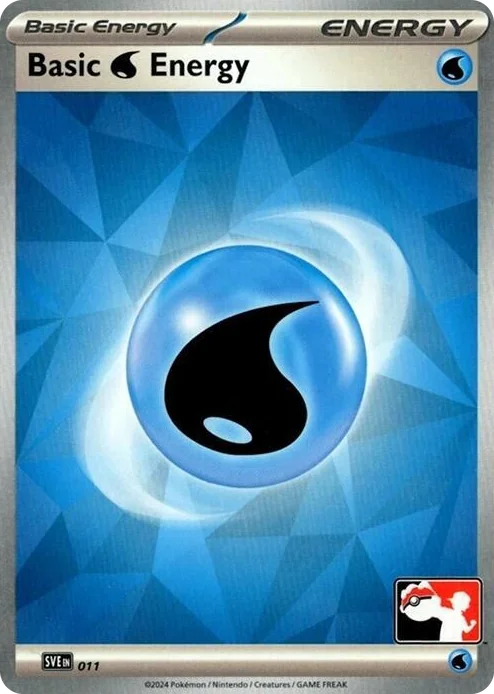 0011 Basic Water Energy - 011 Common Prize Pack Series Cards